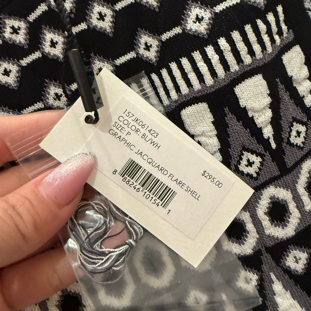 BNWT Milly peplum knit top - Picture 4 of 4